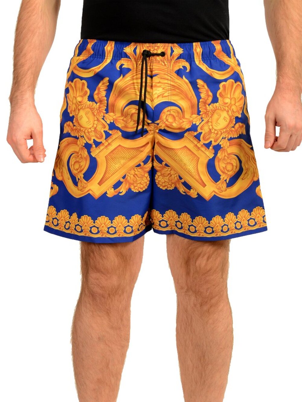 Versace Men's Barocco Print Swimwear Long Swim Shorts Versace sz 4 US S IT 48